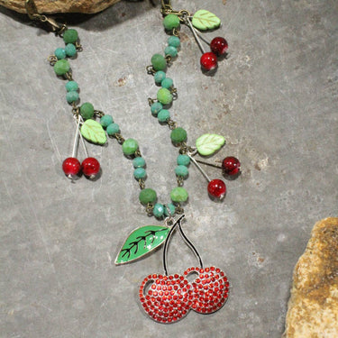 Hi Ho Cherry Ohhh...Charm'd Necklace